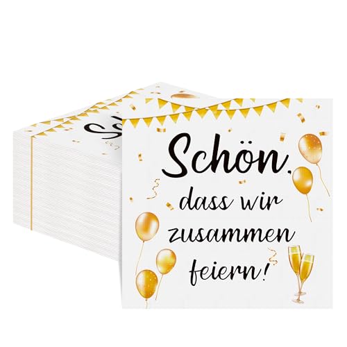 Aneco 120 servilletas de papel desechables para bodas, bautizos, baby showers, cumpleaños, decoración de mesa