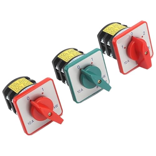 Interrupteur rotatif multipolaire bipolaire 1.7kW pour machine