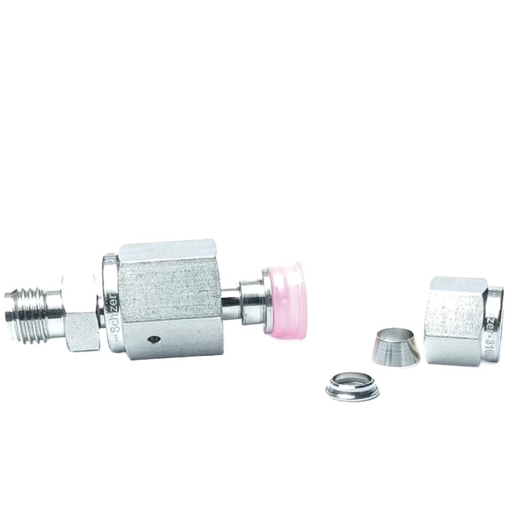 Interfejs magnetowidu ze stali nierdzewnej 316L do łącznika rurowego z podwójną tulejką 0,003175-0,0127 m średnica zewnętrzna rury(1l2 Inch VCR x 3l8 I)