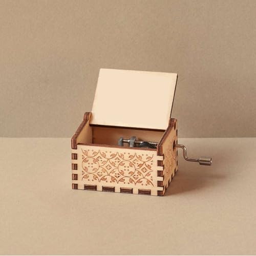 Image of Wooden Music Box (HP White) Gift for Birthday Parties Musical Toy