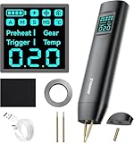 Saldatrice a Punti per Batterie,AWithZ Saldatrice a punti HD2, con ago di ricambio, 99 liv...