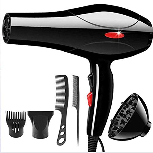 Haartrockner, Professioneller Föhn Ionenhaartrockner, 2200W Wechselstrom-Bewegungssalon-schnelle Schlagtrockner, mit Haar-Diffusoren Kamm Düse