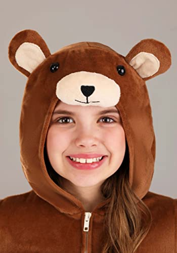 Disfraz de oso con tutú para niñas con capucha y falda tul miniatura 3