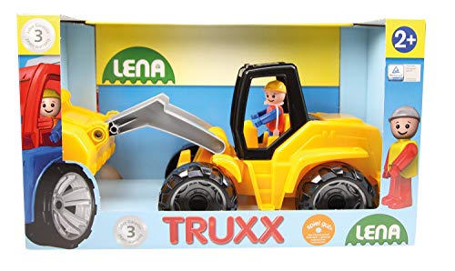 Pala cargadora de juguete Lena Truxx para niños de 2 años o más en color amarillo