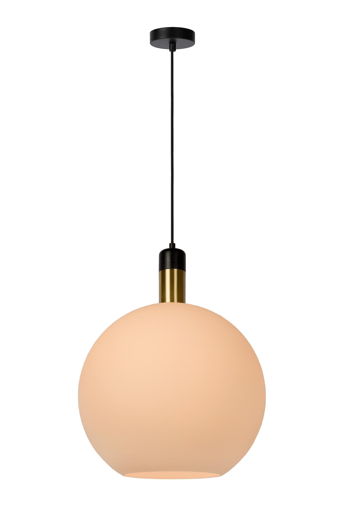 LUCIDE Julius - Pendant Light - Ø 40 cm - 1xE27 - Opal