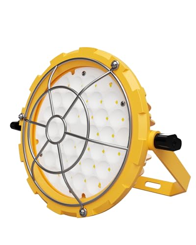 G GJIA 60W LED Dock Light – IP65 Waterproof, 6600LM, 180° Adjustable Head for Indoor & Outdoor Security, Warehouse & Container Areas - image 6