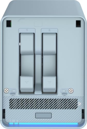 Qnap QMiroPlus-201W NAS Desktop Collegamento Ethernet LAN Blu J4125