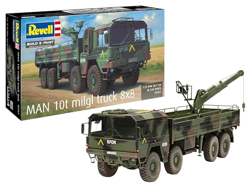 Maquette camion MAN 10t Milgl Revell 03367 à monter sans bavure échelle 1:35