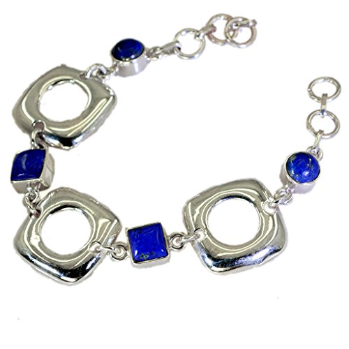 Bracelet Lapis Lazuli en argent 925, le cadeau idéal pour un anniversaire
