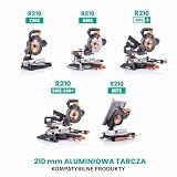 Evolution Power Tools A210TCT-60MS Tarcza Do Cięcia Aluminium, Do Pił Ukośnych, 210 mm