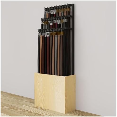 Heavy-Duty Belt Storage Rack - Commercial Retail Display Stand for Belts, Scarves, Ties & Handbags - Closet Organizer for Men & Women, Boutique Shelf Solution
