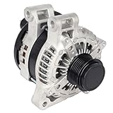 PAROD Alternator 12V 170A Fit for 08-17 Buick Enclave, 09-17 Chevy Traverse, 07-16 GMC Acadia, 17 Acadia Limited, 07-10 Saturn Outlook,CW 6-Groove Clutch Pulley,Replace for 25815839,104210-6310