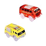 Modèle de véhicule - le jouet de voiture lumineux peut être équipé de pistes flexibles, pratiques à utiliser, jouet de voiture électrique