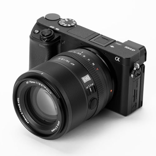 Image of VILTROX 75mm F1.8 EVO E-Mount Lens for Sony E, APS-C Large Aperture Prime Autofocus Lens for Sony E-Mount Cameras A7IV ZV-E1 A7CII A7RV FX3 A7SIII A7CR A7III A7C A1 A7RIV A9 A9II A7RIII ZV-E10