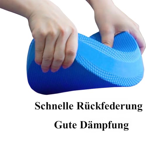 TANSAR Ovale Schaumstoff-Balance-Pads, Weich Komfortables Ganzkörpertraining Balance Pad für Fitness, Balance Kissen für Erwachsene, 28 X 17 X 6cm