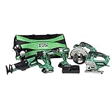 Hitachi KC18DG6LPA 18V Cordless Combo Kit (6 Piece)