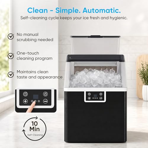 Fabricadora de Hielo Tabu Nugget 55 lbs 24h Negro miniatura 5