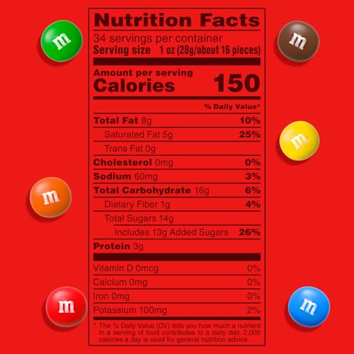 M&M’s Peanut Butter - Erdnussbutter - Partypackung Bag USA (963.9g - 34oz)