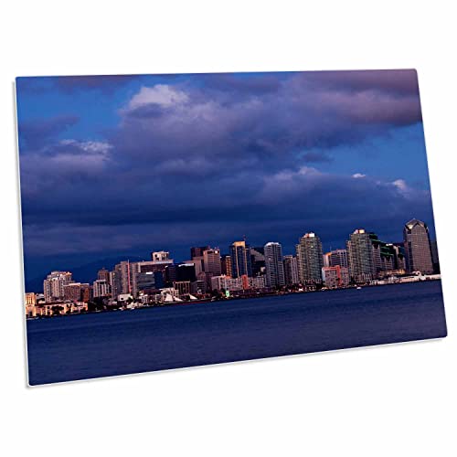 3dRose California San Diego City Skyline Desk Pad Grande