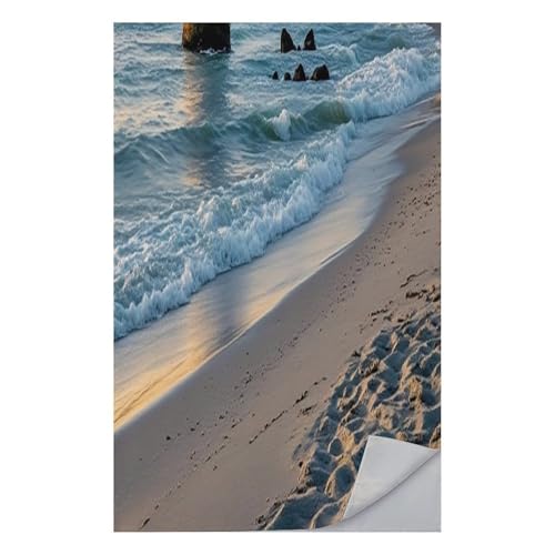 AQRJLPM Beach Lighthouse Quick Dry Towel Cold Fabric Workout Sweat Towels Highly Absorbing Odor-Free Travel Towel for Hot Yoga Tennis Running Exercise Working Out Camping
