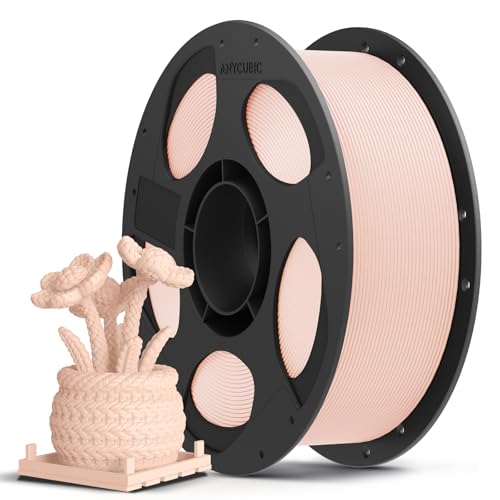 ANYCUBIC Refill PLA und Spool Kit 1KG Mia Rosa 1 75mm Filament 3D-Druckmaterialien mit Hoher Fließfähigkeit Neatly Wound Intelligente Identifikation