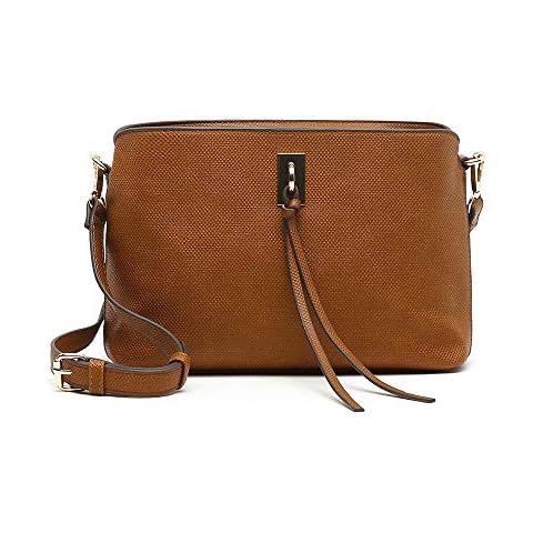 MISAKO ENGRI MONEY POCKET - Bolso Camel Cover