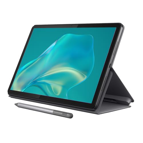 Image of Lenovo Tab M11 11 inch 1920 x 1200 Tablet, 4GB RAM, 128GB SSD+256GB SD Card, Octa-Core MediaTek Helio G88, Android 13, Ambient Light-Sensor, Long Battery Life, Dolby Atmos, w /Folio Case Tab Pen