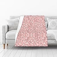 Amazon｜毛布 ブランケット 大判 ヒョウ柄 豹柄 ピンク レオパード