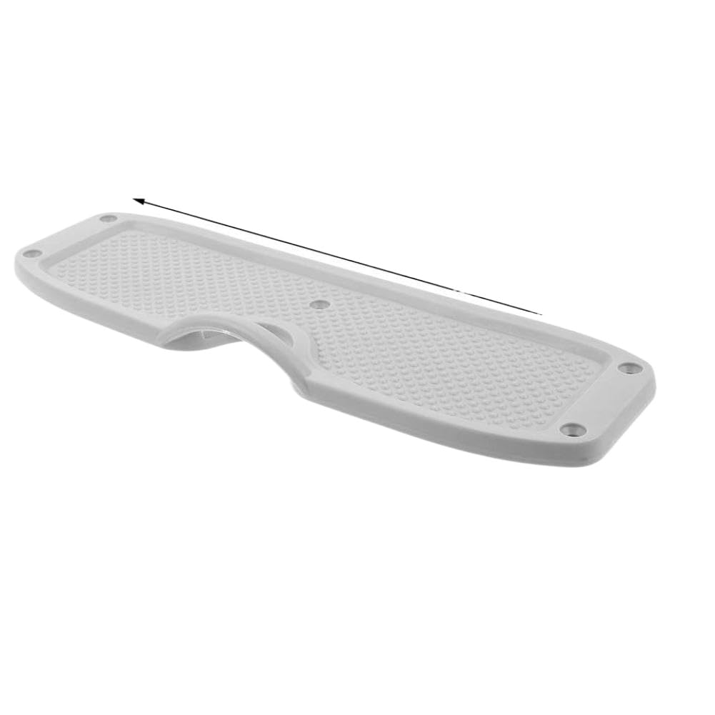 Inflatable Boat Mounting Plate 2Pcs Strength Plastic Transom Support Plate for Kayak Canoe Outboard Motor Mount Boat(Light Grey)
