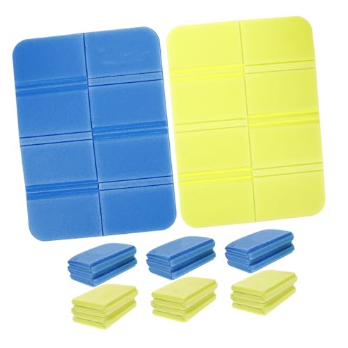HONMEET 8Pcs Outdoor Seat Cushion Mat Durable Picnic Mat for Camping Hiking and Picnics Lightweight and Portable Unique Folding Design for Crawling and Outdoor Activities