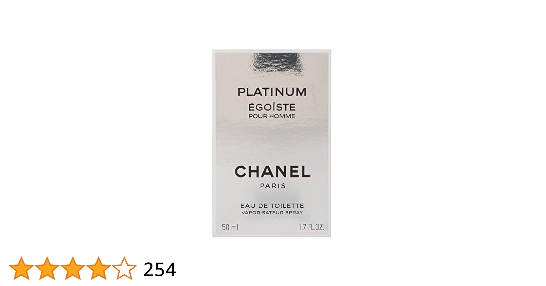 CHANEL PLATINUM ÉGOÏSTE POUR HOMME 50ml PLATINUM ÉGOÏSTE EAU DE TOILETTE SPRAY - 50 ml | CHANEL