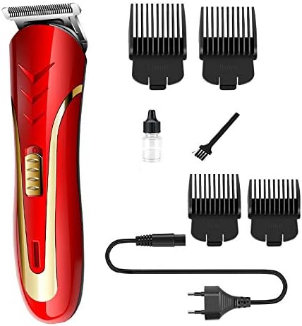 Multifunctional Carbon Steel Blade Rechargeable Hair Clipper, Cordless Electric Shaver, Beard Nose Trimmer