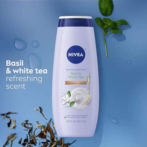 NIVEA Refreshing Basil and White Tea Body Wash, 20 FL OZ - image 9