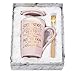 Produktbild Joymaking Tasse Geschenk beste Freundin Geburtstag Freundschaft, personalisiert Tasse für beste Freundin - Good friends are like stars - 400ml rosa Tasse, aus Keramik