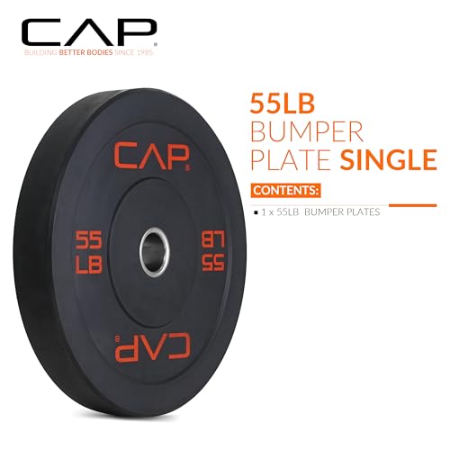 Image of CAP Barbell Rubber Olympic Bumper Plate | Multiple Options /Colors