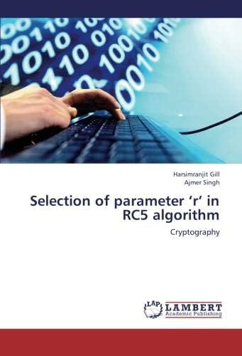 Selection of parameter 'r' in RC5 algorithm
