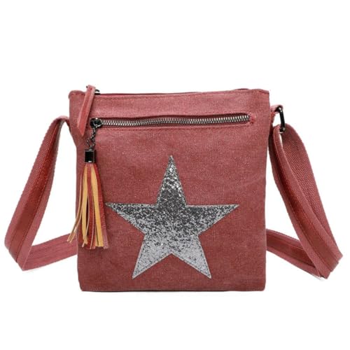 Sac à bandoulière en toile métallique avec pompon Love EMVY