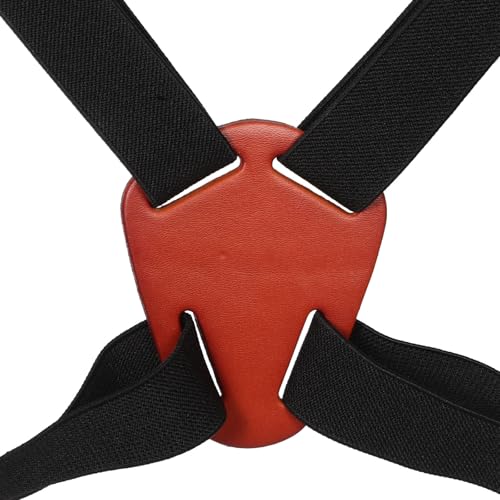 Arnés de pecho para binoculares en cuero natural ajustable TOPBATHY 3