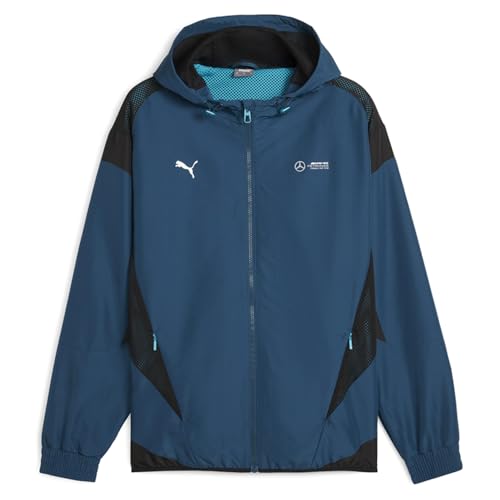 PUMA Mens Mapf1 Statement Woven Jacket Athletic Outerwear Casual - Blue3