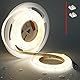 TOPAI COB LED Streifen 5M 4000K Wasserdicht IP65, 12V LED Strip Naturweiß Aussenbereich, CRI>90 Sehr Hell 4000lm LED Band Selbstklebend, 480LEDs/M Flexible Schneidbar für Küche Wohnzimmer