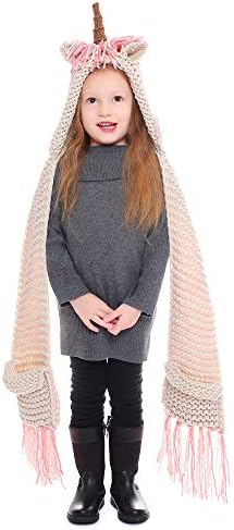 unicorn hat scarf and gloves set