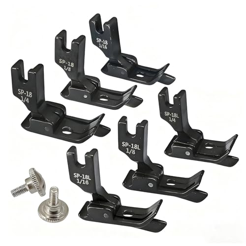 Pies de prensa industrial para máquina de coser 6 piezas