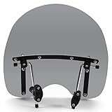 DFMT Smoke Windshield Windscreen Fit for Kawasaki Vulcan VN800 900 1500 1600 1700 Wind Deflector Motorcycle Front ABS Plastic Wind Screen