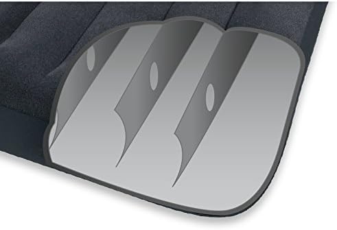 Intex Pillow Rest Classic Airbed with Built-in Pillow and Electric Pump, Twin