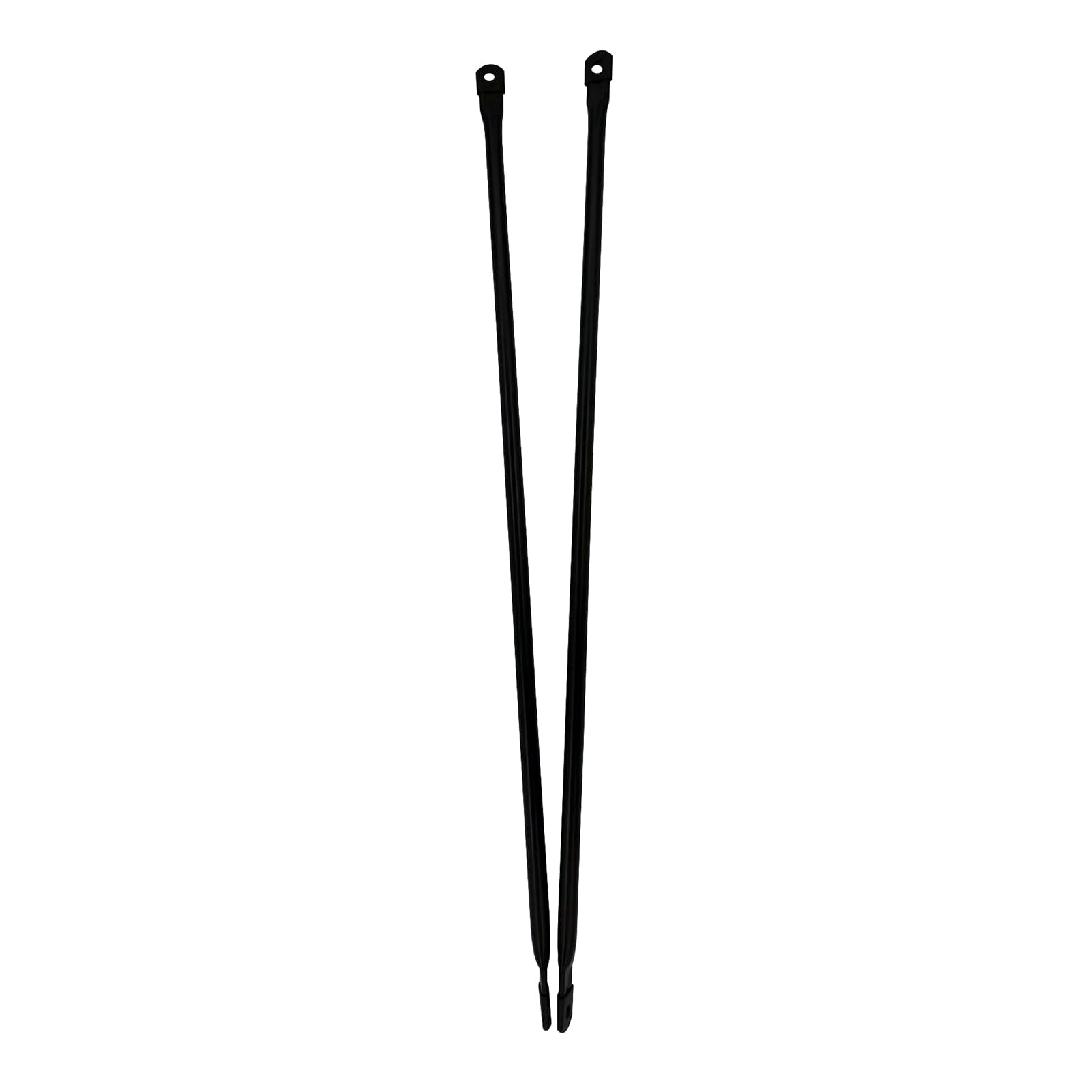 39,4"/100 cm, wymienne pręty do huśtawki ogrodowej z kątowymi końcami 90 stopni, matowa, czarna, duża pojemność, metalowe okrągłe pręty do zawieszenia huśtawki na ramie (2 szt./CTN)