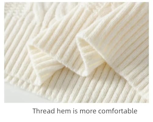 Men's Round Neck Sweater Solid Color Loose-Fit Knitted Wear Wear Knitwear2