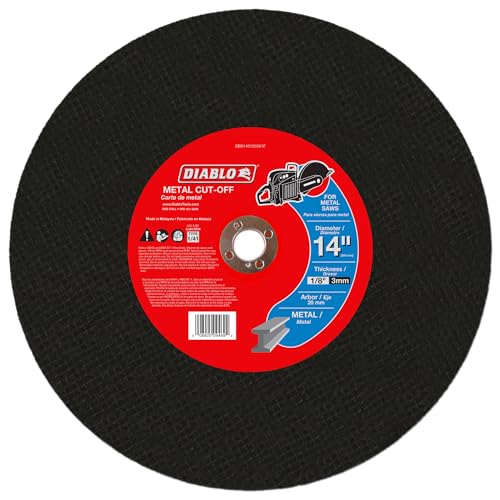 Diablo Metal Cut-Off Disc for Heavy-Duty Cutting of Metal - 14