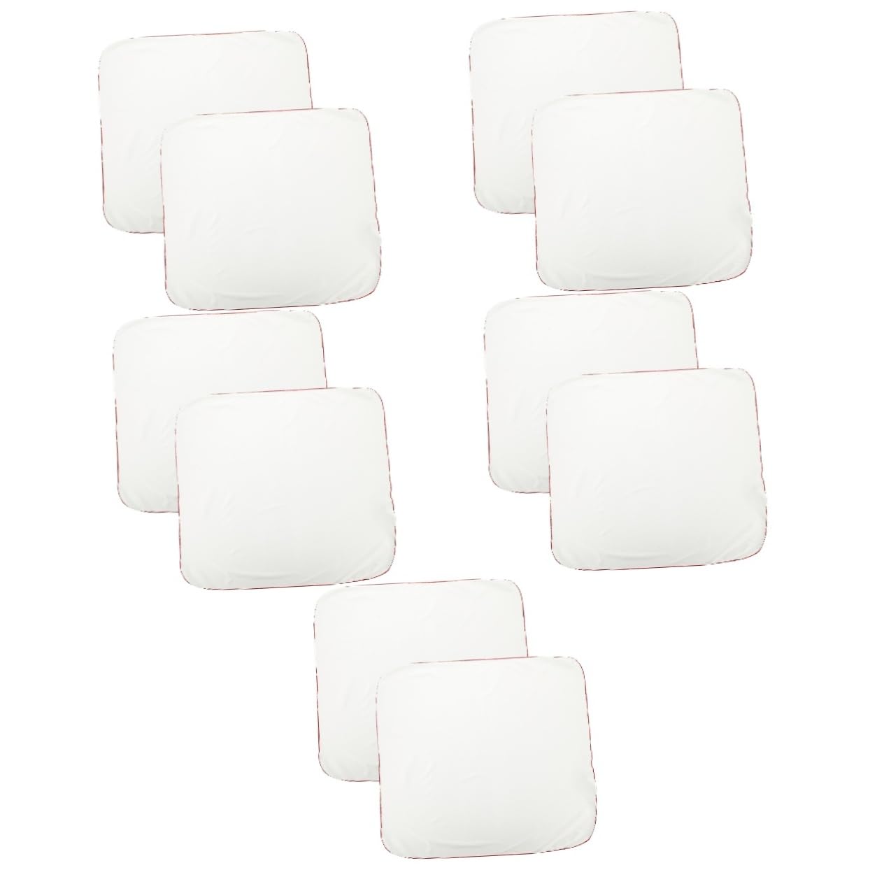 PRETYZOOM 10 Piezas Paño para Pulir Copas De Vino Paño De Copa Lavable Paños De Limpieza Reutilizables Toallas Toallas para Secar Copas Paño De Limpieza Doméstico Fibra Extrafina