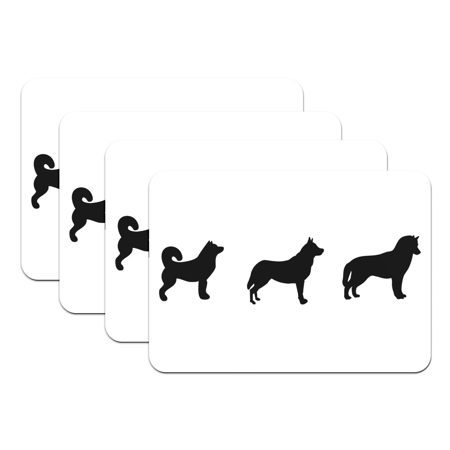 Sets de table caoutchouc grand format anti-glisse contre taches et rayures