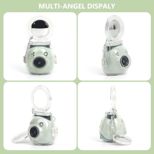 Funda transparente rígida para Instax Mini PAL con espejo miniatura 5
